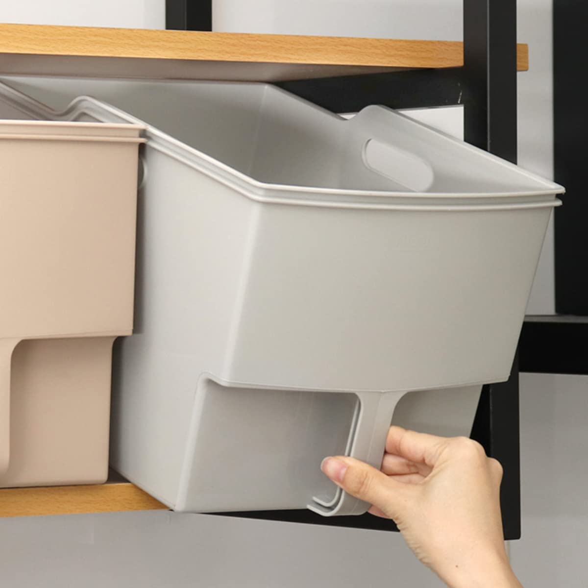 グレーのキッチン収納 楽天市場 | 住設ショップHARUTAS - お客様の施工事例【カップボード編】